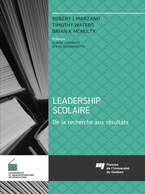 cover image of Leadership scolaire